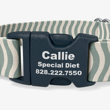 closeup view of personalization